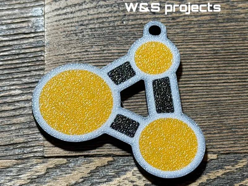 beamNG Drive Logo Keychain