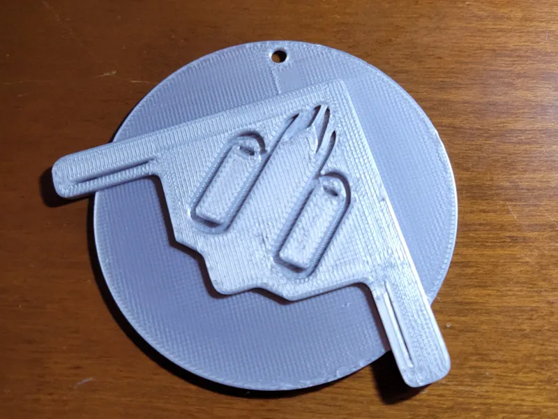 B2 Spirit Keychain
