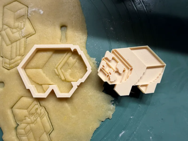 Minecraft Panda Cookie cutter