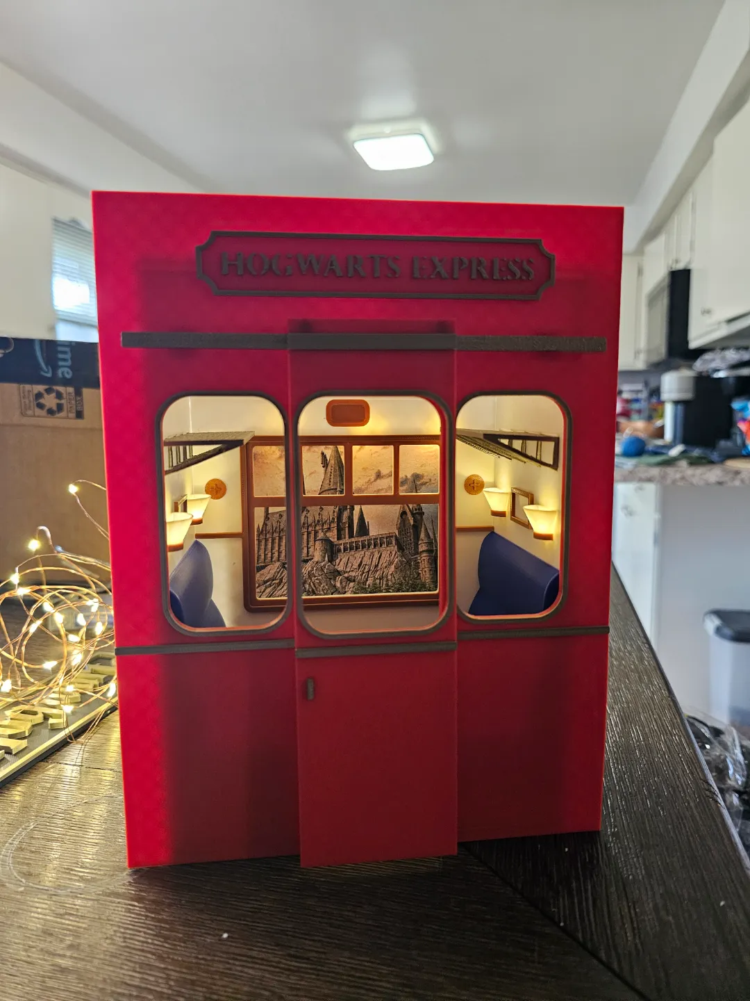 Harry Potter Hogwarts Express Book Nook view 3