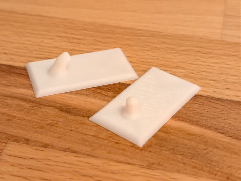 Low-Profile wall hook & stud