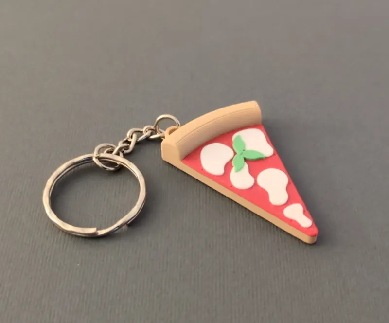 Slice of Joy: the perfect Pizza Keychain
