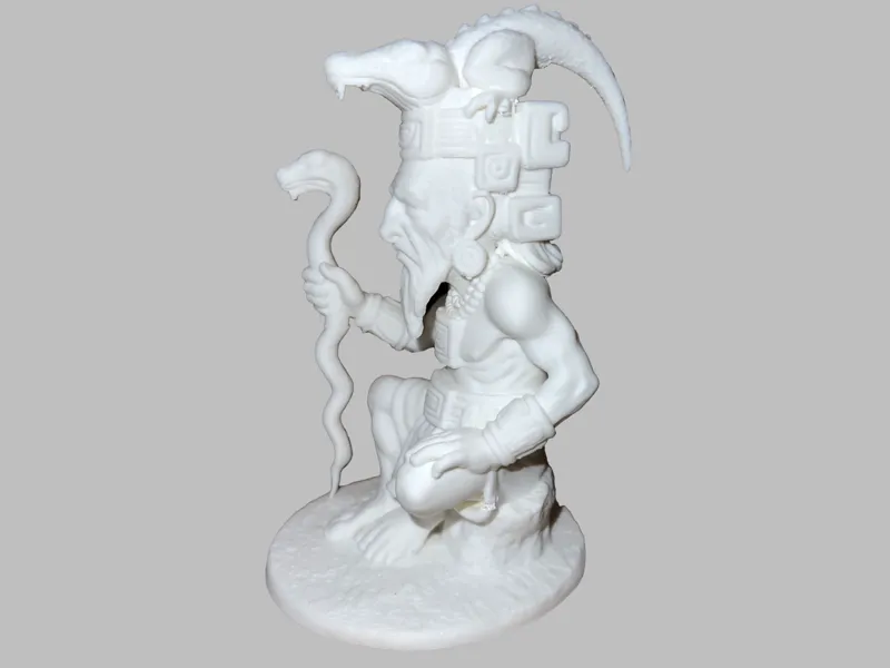 Itzamna Figurine Model
