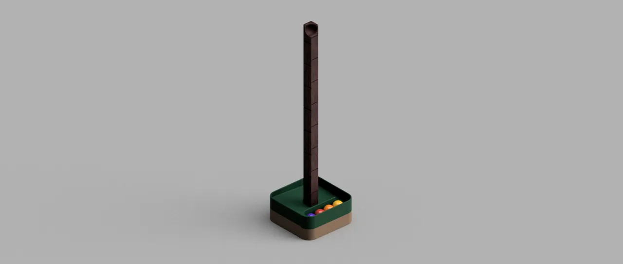 Musical Marble Tree / Dice Tower view 4