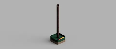 Musical Marble Tree / Dice Tower view 4