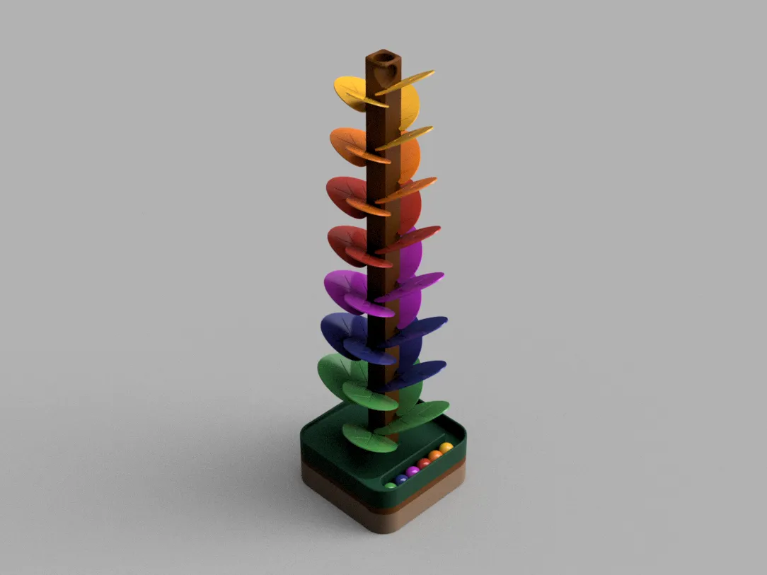 Musical Marble Tree / Dice Tower view 2