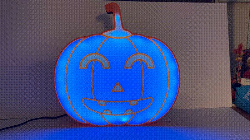 Jack-O-Lantern Light Box