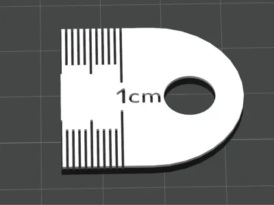 1cm metric ruler