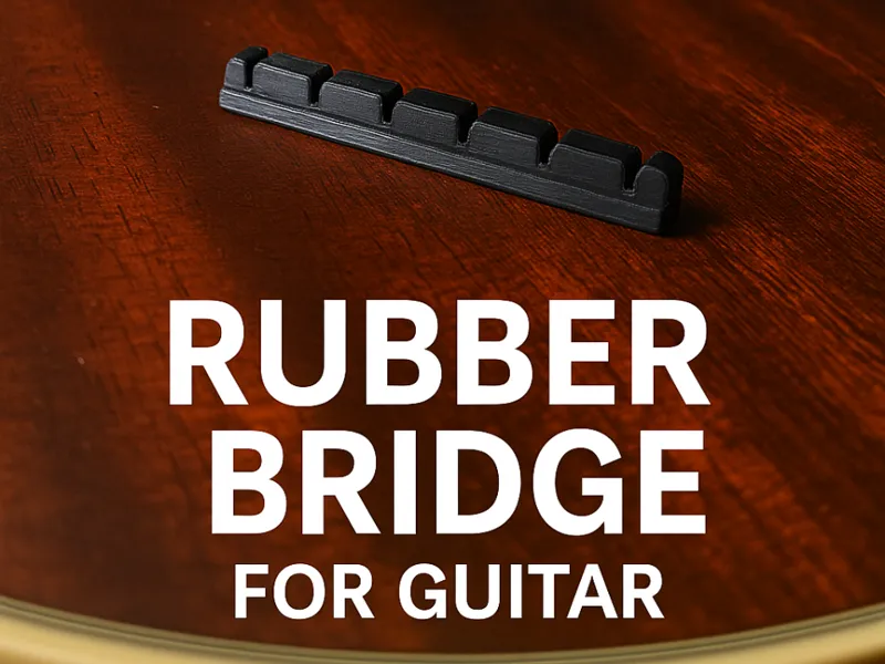 Rubber Bridge for Guitars