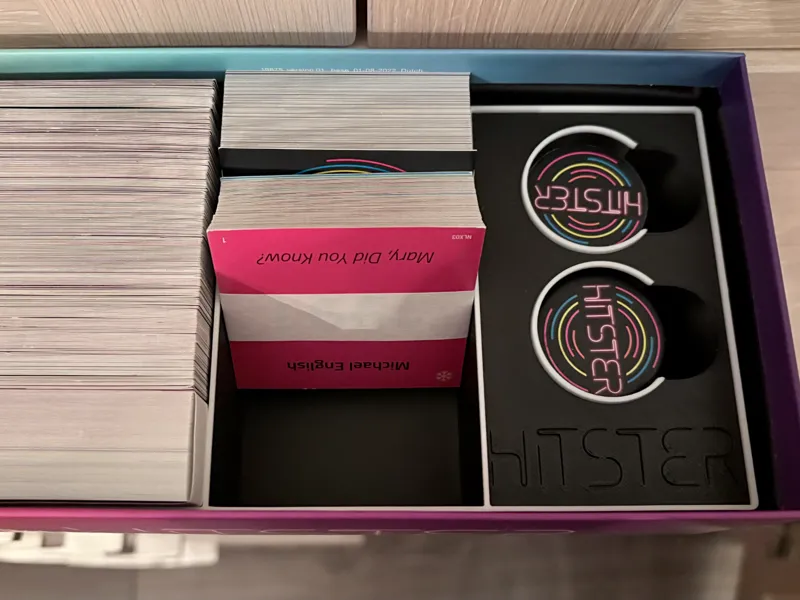 Hitster inlay / organiser 