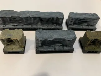 Cave walls - low (OpenLOCK system)