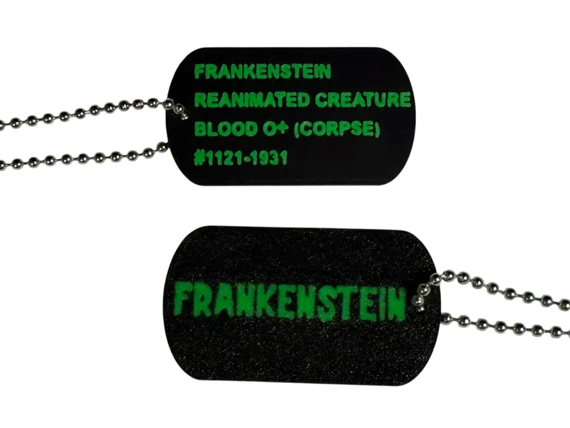 Frankenstein Dog Tag