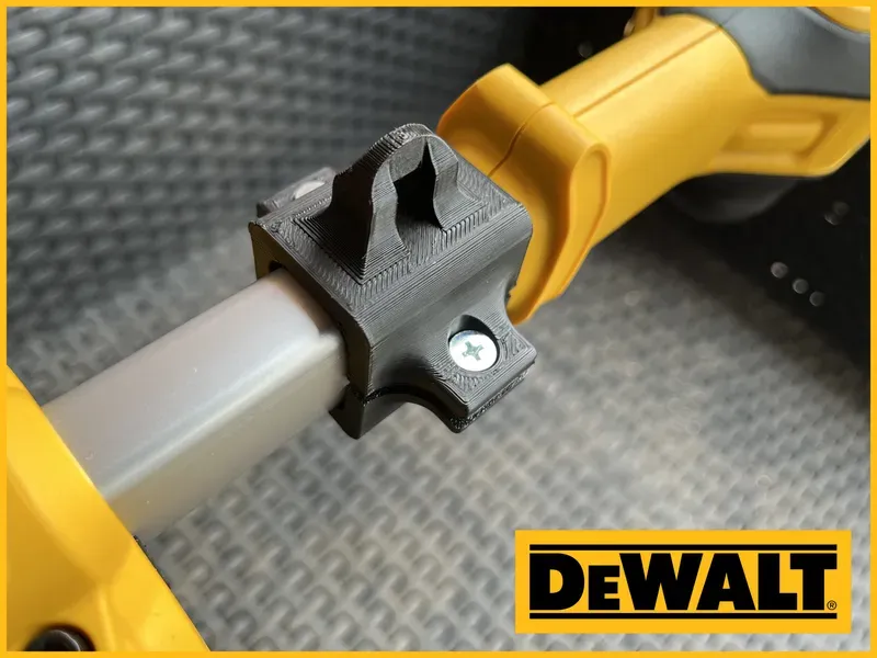 Square shoulder strap add-on for Dewalt trimmers