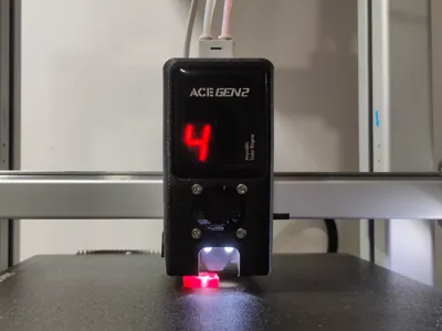Anycubic KobraX headcover fan 3010 and led upgrade