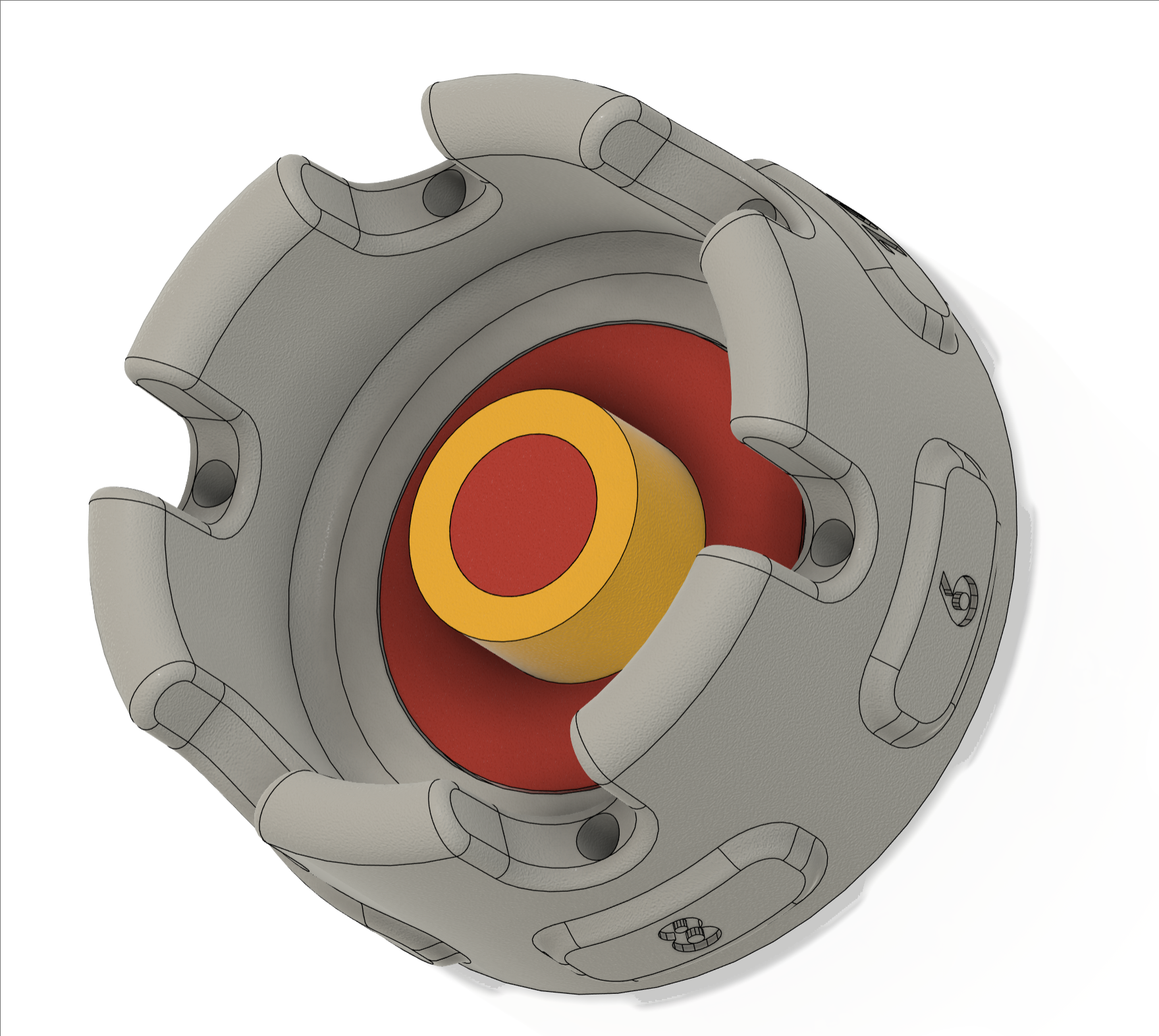 Miniatura 1 do modelo 3D 快速旋转螺母