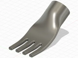ultimate saurk sausage fork / mustard fork v1