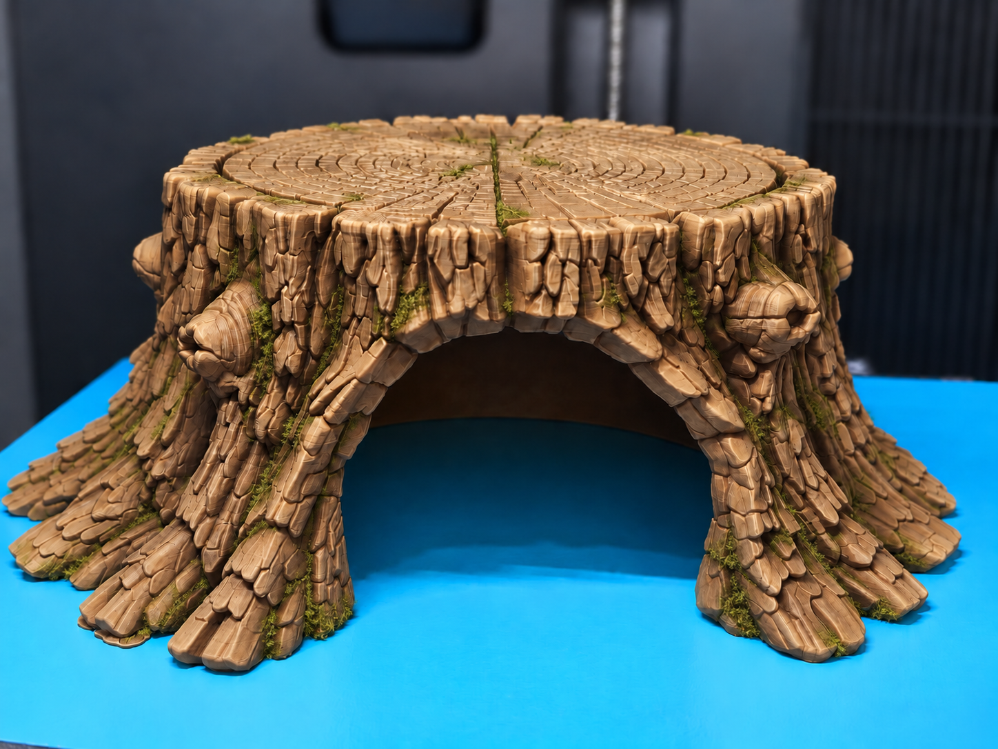 Hollow Tree Stump Reptile Hide - Terrarium Cave - 1