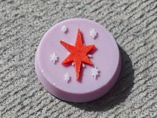 A1挤出轮 暮光闪闪/紫悦 可爱标志 Twilight Sparkle cutie mark