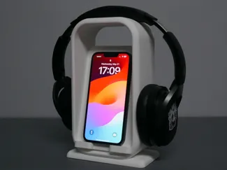 Nordic Headphone and Phone Stand