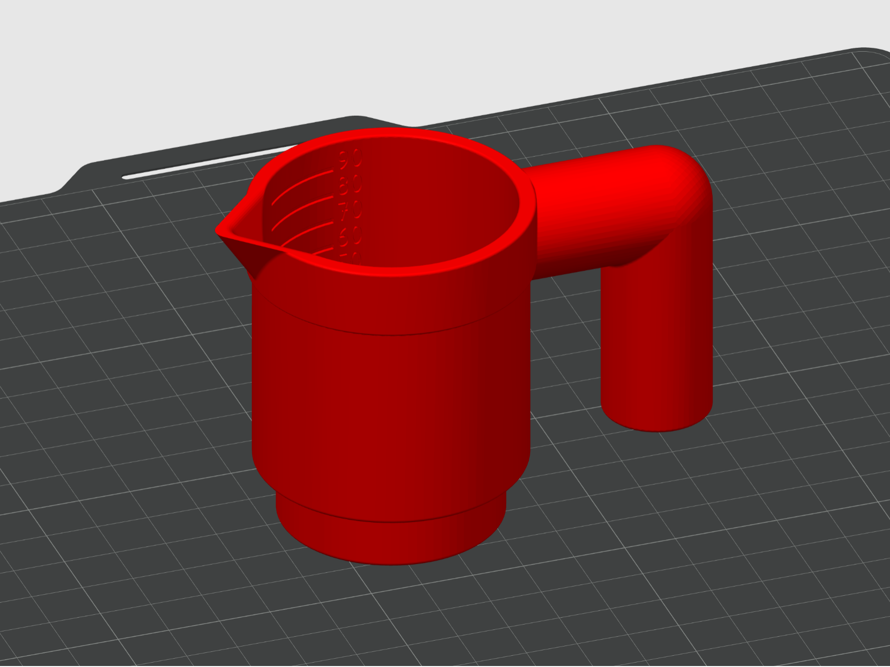 Brick inspired measuring cup 100ml
