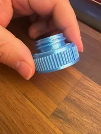 Adaptateur bouchon de bidon de lait vers bouteille d'eau — photo 2