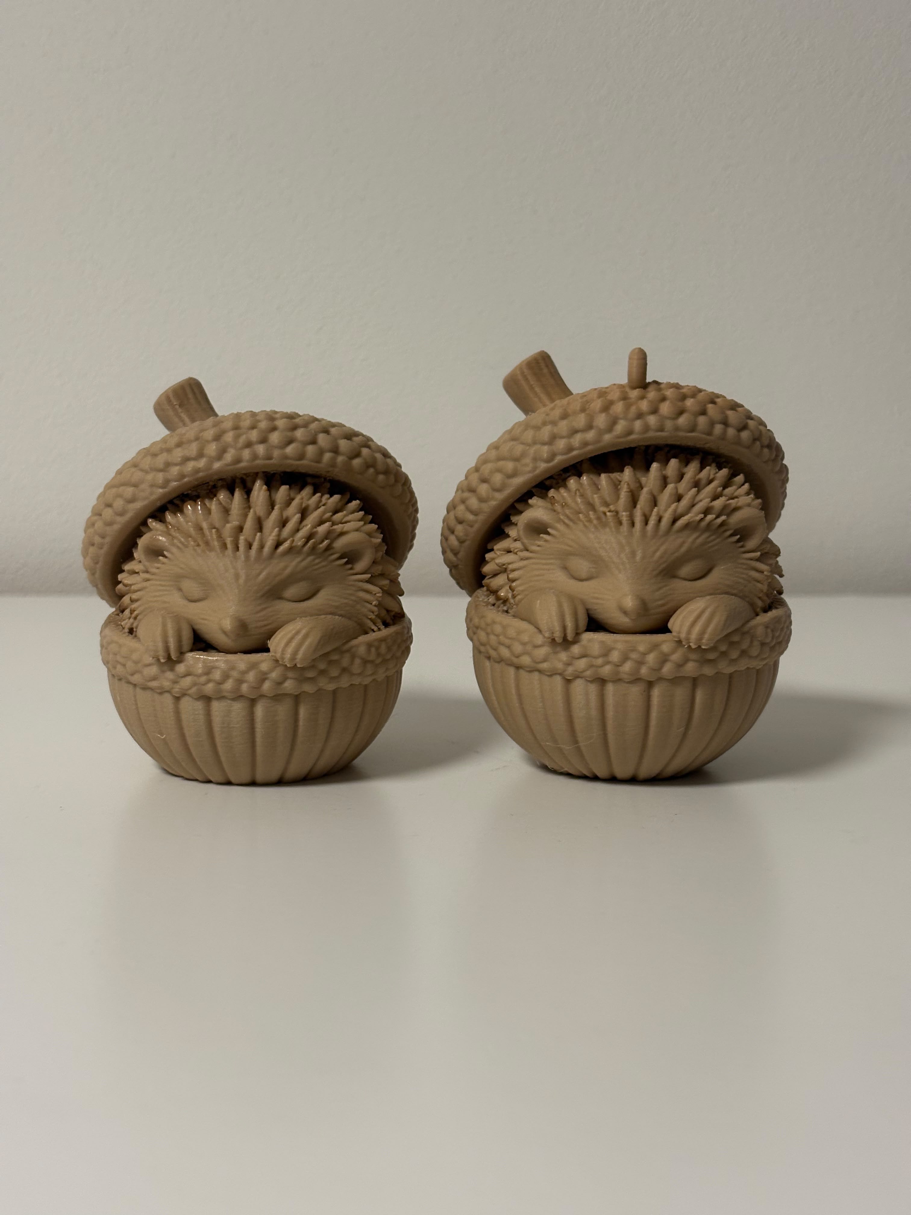 Hedgehog in an Acorn Christmas Ornament Woodland - 1