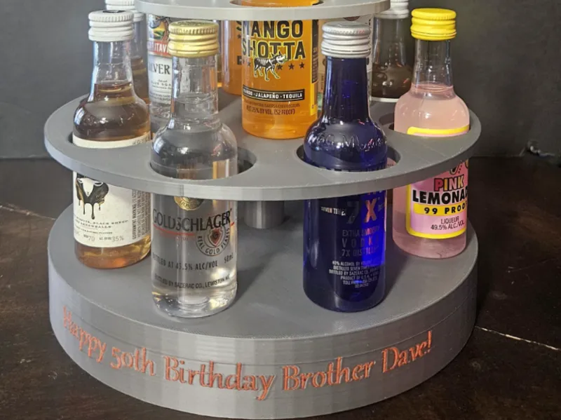shooter display stand with photo holder