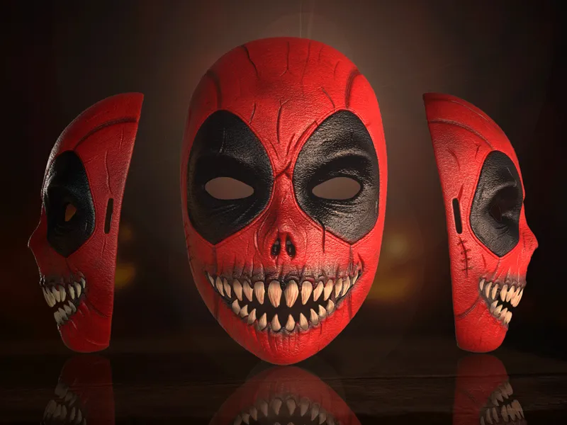 Haunted Deadpool Mask – The Halloween Nightmare