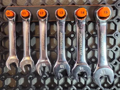 Multiboard Stubby Metric Wrench Holder