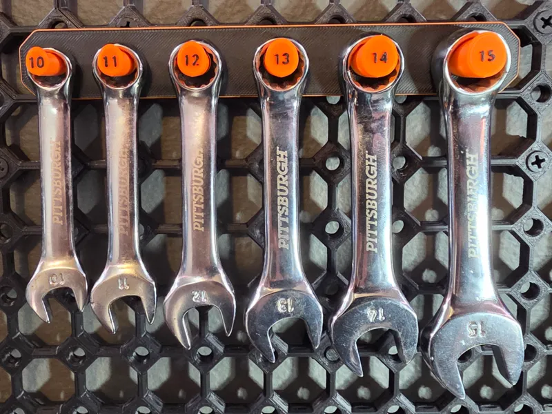 Multiboard Stubby Metric Wrench Holder