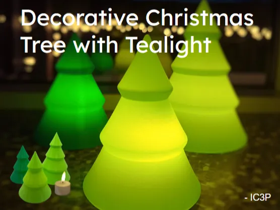 Decorative Christmas Tree with Tealight