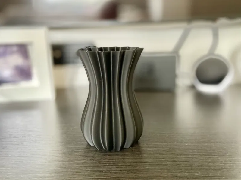 Elegant Fluted Vase