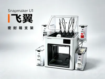 【木公造物】Snapmaker U1 Wing Filament Dry Box Bracket