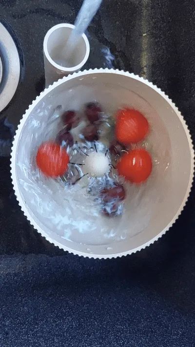 Berry-Fruit-Vortex Obst Beeren Wasch Schale 150mm view 2
