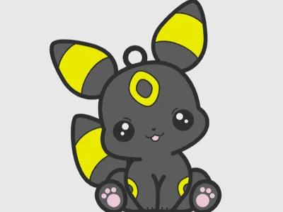 Umbreon cute keychain