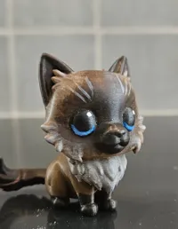 Figurine chat Ragdoll façon dessin animé — photo 4