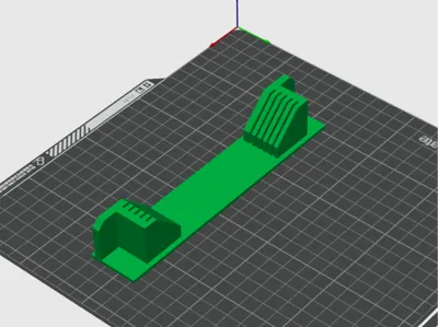 Resin plate holder for 5 plates of 138mm
