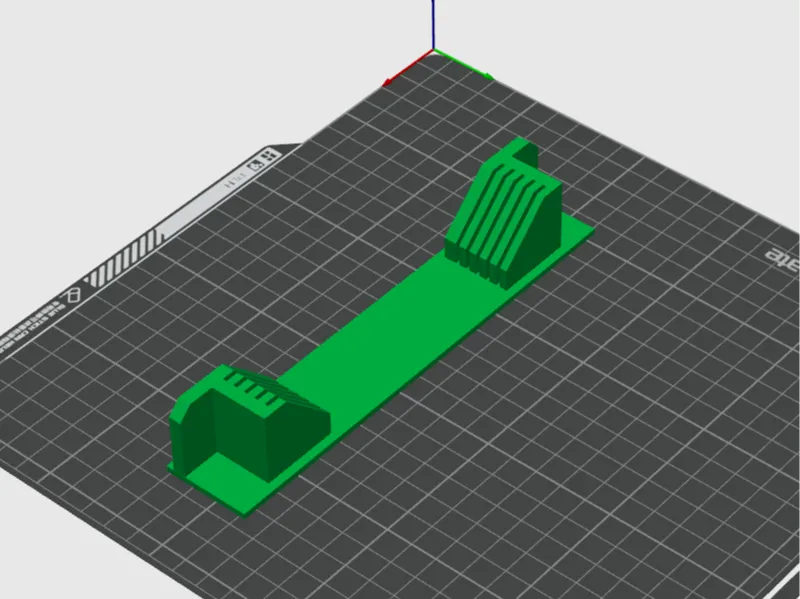 Resin plate holder for 5 plates of 138mm