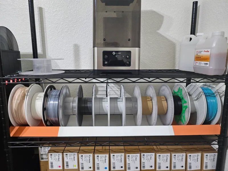 Filament Spool Stand, Tray, Holder. Modular