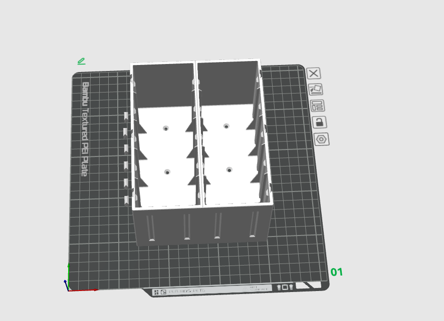Miniatura 1 do modelo 3D 弹药包风格抽屉收纳盒（无限组合免支撑一体打印）
