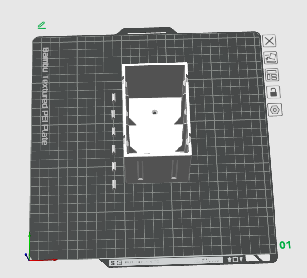 Miniatura 5 do modelo 3D 弹药包风格抽屉收纳盒（无限组合免支撑一体打印）