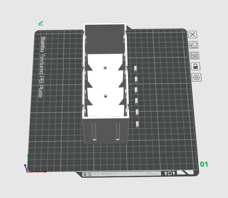Miniatura 6 do modelo 3D 弹药包风格抽屉收纳盒（无限组合免支撑一体打印）