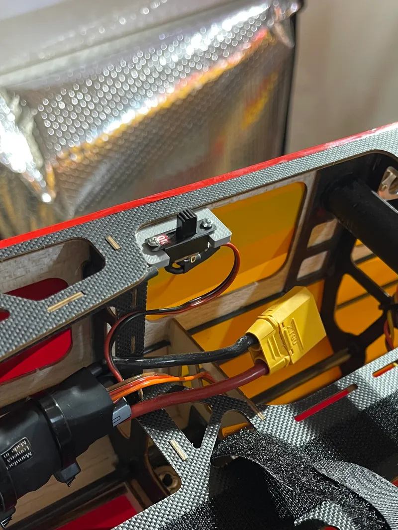 Model Airplane Switch Bracket
