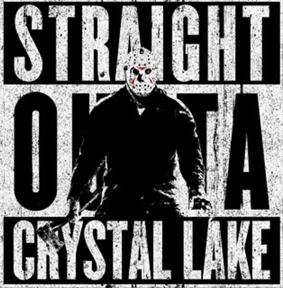 Straight Outta Chrystal Lake Sign