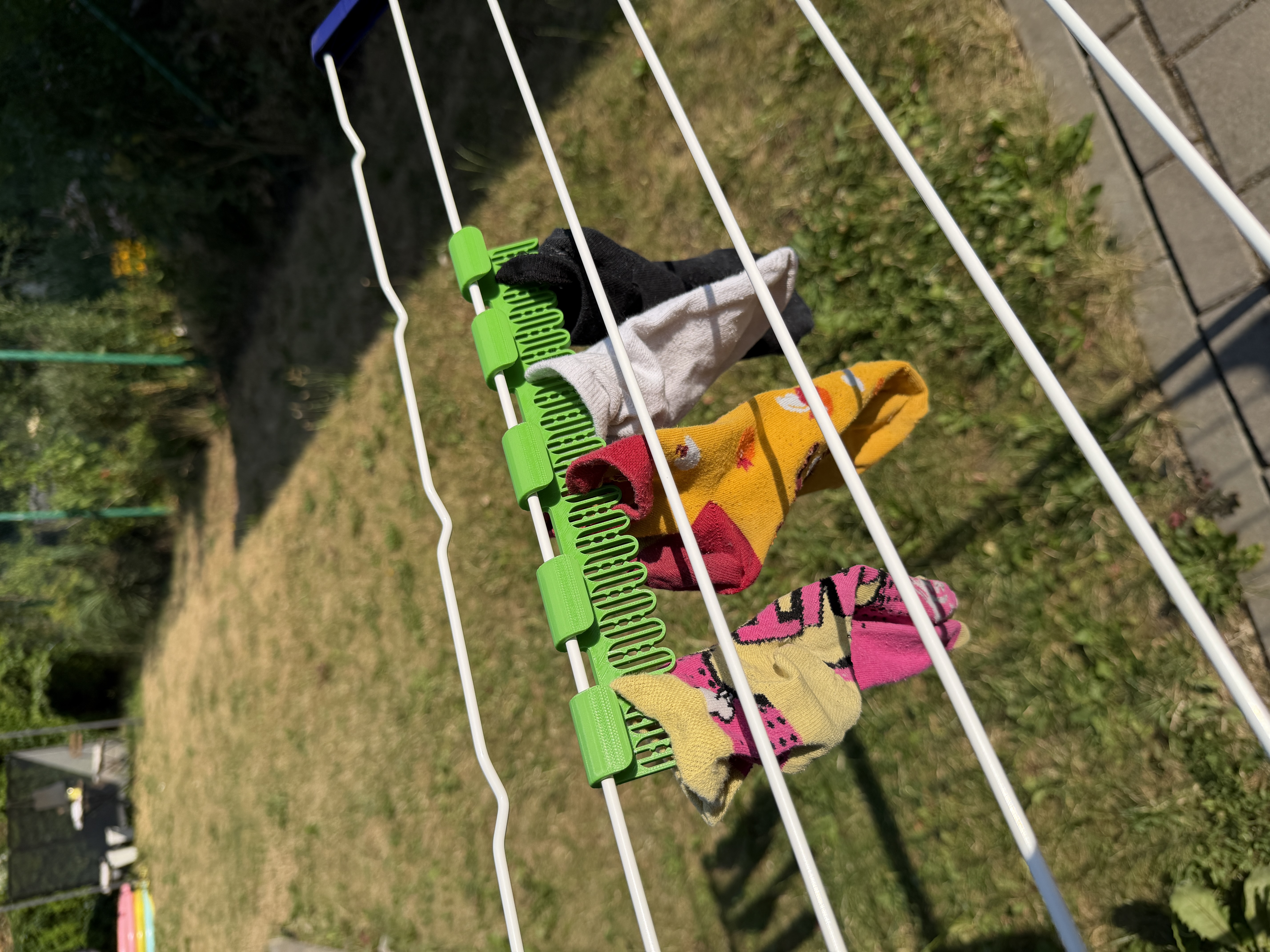 Miniatura 2 do modelo 3D Sock Drying Hanger