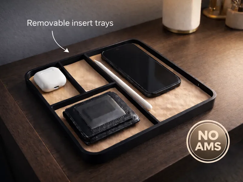Modular Catch-All Tray Removable Inserts