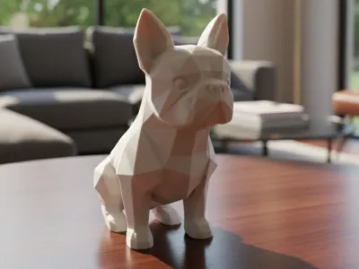 Lowpoly French Bulldog