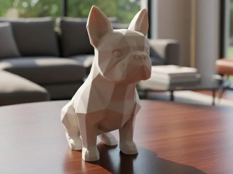 Lowpoly French Bulldog
