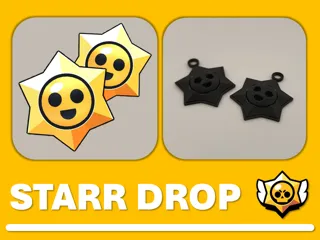 Brawl Stars | Starr drop keychain/earrings