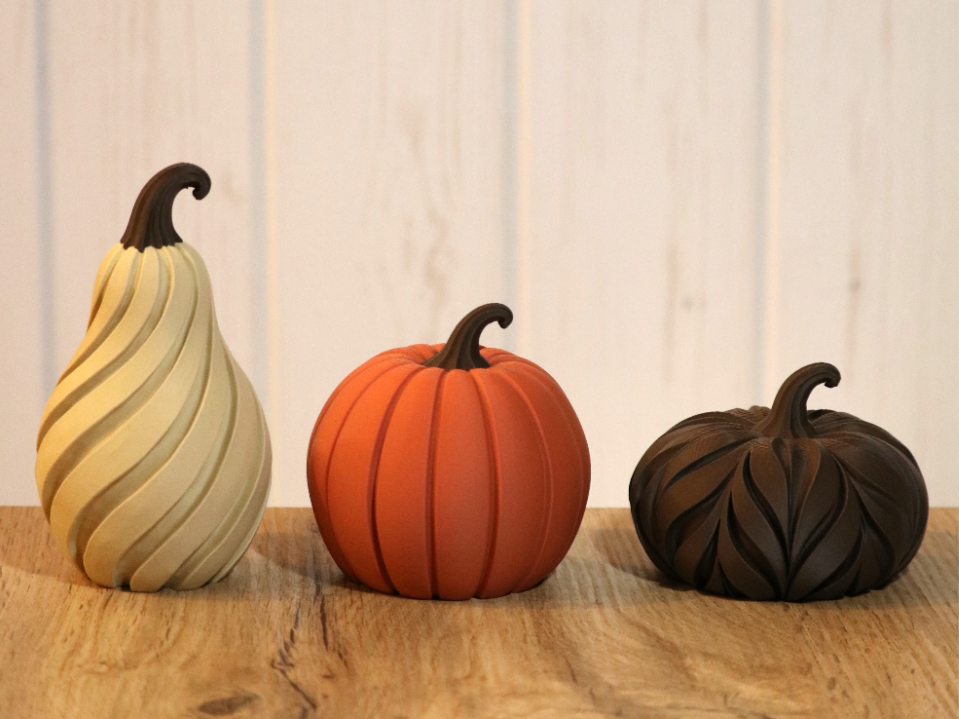Autumn Pumpkin Trio - 1